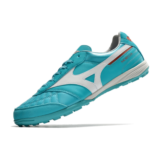 Chuteira Society Mizuno Morelia Sala TF Azul Claro - VENI Futebol