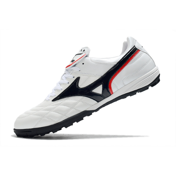Chuteira Society Mizuno Wave Cup TF Branca e Preta - VENI Futebol