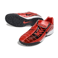Botas de fútbol Nike Air Zoom Total 90 III Turf TF rojas y negras