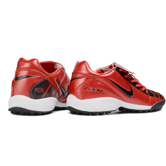 Botas de fútbol Nike Air Zoom Total 90 III Turf TF rojas y negras