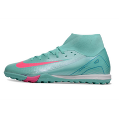 Botas de fútbol Nike Zoom Mercurial Superfly 10 Academy Light Blue Turf TF