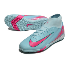 Botas de fútbol Nike Zoom Mercurial Superfly 10 Academy Light Blue Turf TF