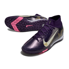 Botas de fútbol Nike Zoom Mercurial Superfly 10 Elite Mbappé Purple Pack Turf TF