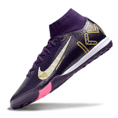 Botas de fútbol Nike Zoom Mercurial Superfly 10 Elite Mbappé Purple Pack Turf TF