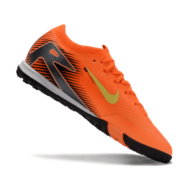 Chuteira Society Nike Zoom Mercurial Vapor 16 Elite TF Laranja e Amarela - VENI Futebol