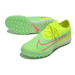 Chuteira Society Nike Phantom GX Elite TF Verde e Rosa - VENI Futebol