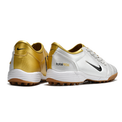 Nike Total 90 III Turf TF Grey and Gold Football Boot