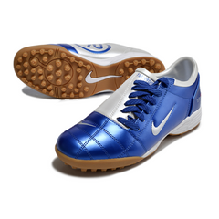 Scarpa da calcio Nike Total 90 III Turf TF blu e bianca