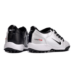 Nike Total 90 III Silver and Black Turf TF Football Boot