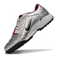 Scarpa da calcio Nike Total 90 III Turf TF argento e rosso scuro