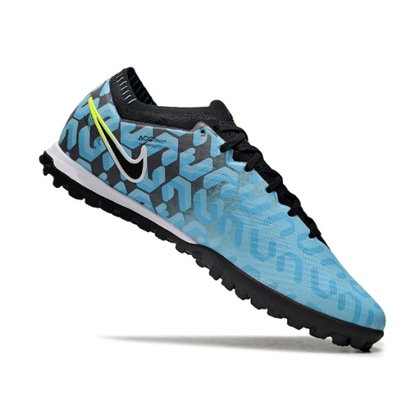 Chuteira Society Nike Zoom Mercurial Vapor 15 Elite TF Azul Claro e Preta - VENI Futebol