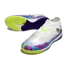 Scarpa da calcio Puma Future 8 Turf TF bianca, viola e verde