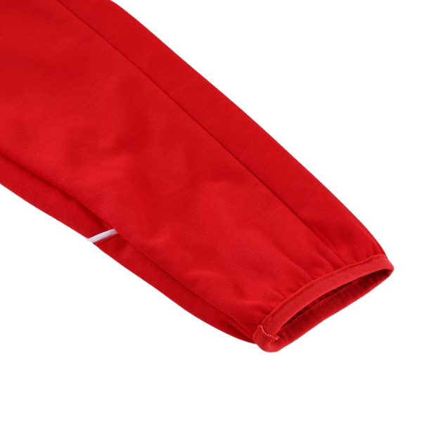 Conjunto de Frio Adidas Casaco + Calça Vermelho e Preta - VENI Futebol