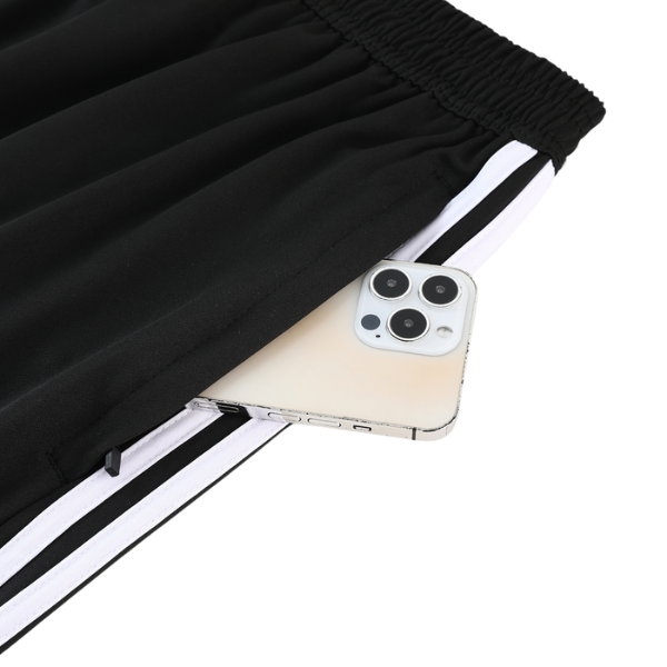 Conjunto Adidas Camiseta + Short Vermelha e Preta - VENI Futebol