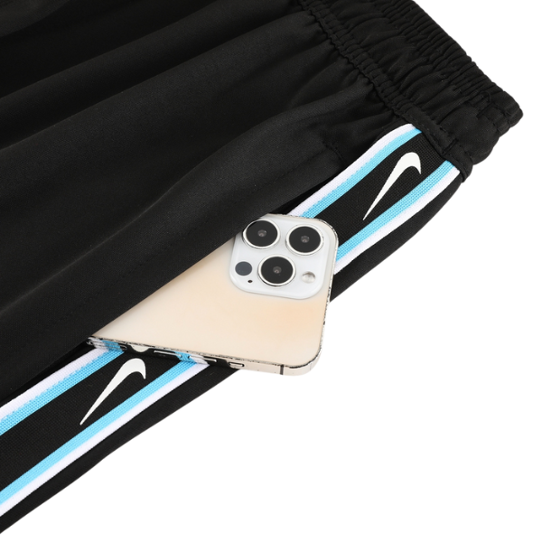 Conjunto Nike Camiseta + Short Azul e Preta - VENI Futebol