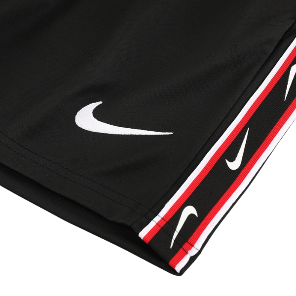Conjunto Nike Camiseta + Short Preta e Vermelha - VENI Futebol