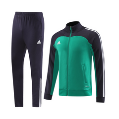 Conjunto de Frio Adidas Jaqueta + Calça Verde e Preta - VENI Futebol