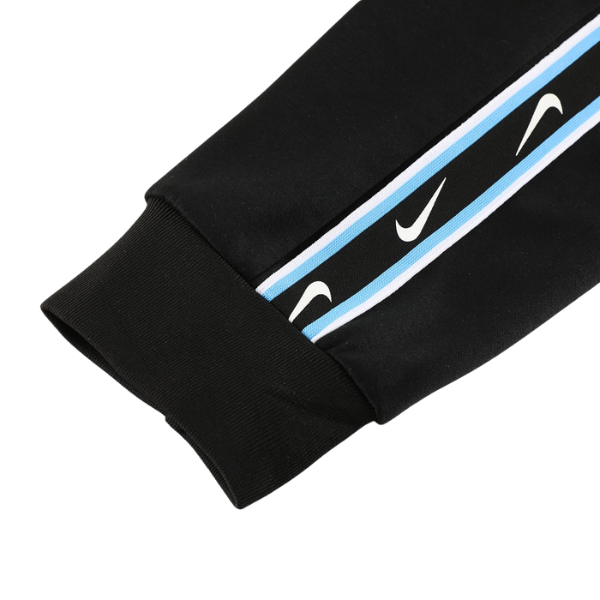 Conjunto de Frio Nike Jaqueta + Calça Preta e Azul Claro - VENI Futebol