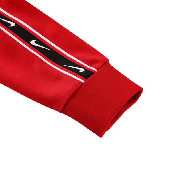 Conjunto de Frio Nike Jaqueta + Calça Vermelha e Preta - VENI Futebol