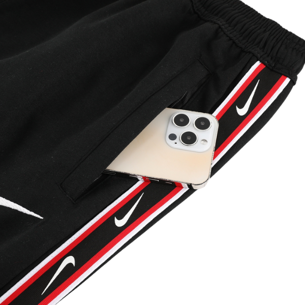 Conjunto de Frio Nike Jaqueta + Calça Vermelha e Preta - VENI Futebol