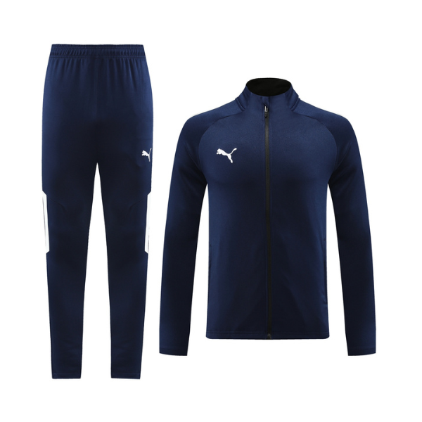 Conjunto de Frio Puma Jaqueta + Calça Azul Escuro - VENI Futebol