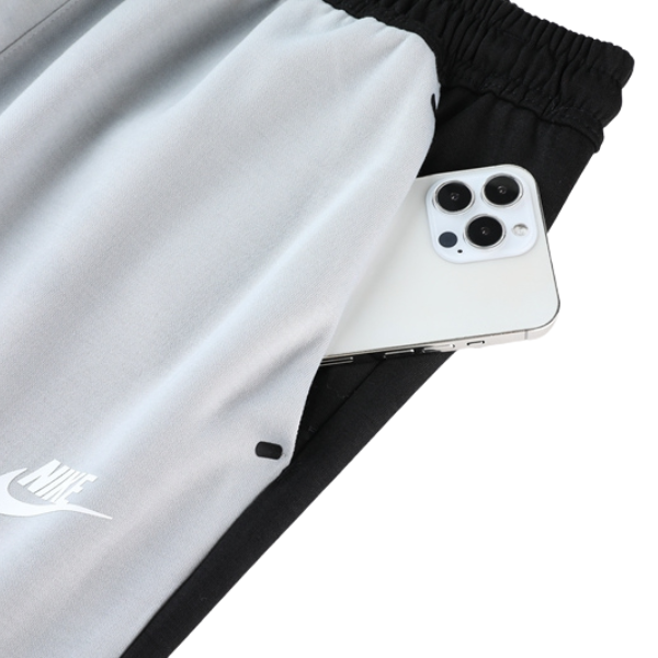 Conjunto de Frio Nike Casaco + Calça Preto e Cinza - VENI Futebol