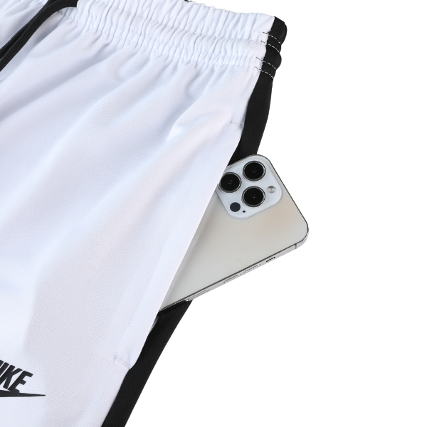 Conjunto Nike Camiseta + Calça Branca e Preta - VENI Futebol