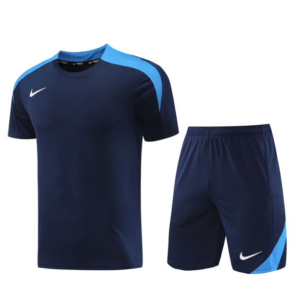 Conjunto Adidas Camiseta + Short Azul - VENI Futebol