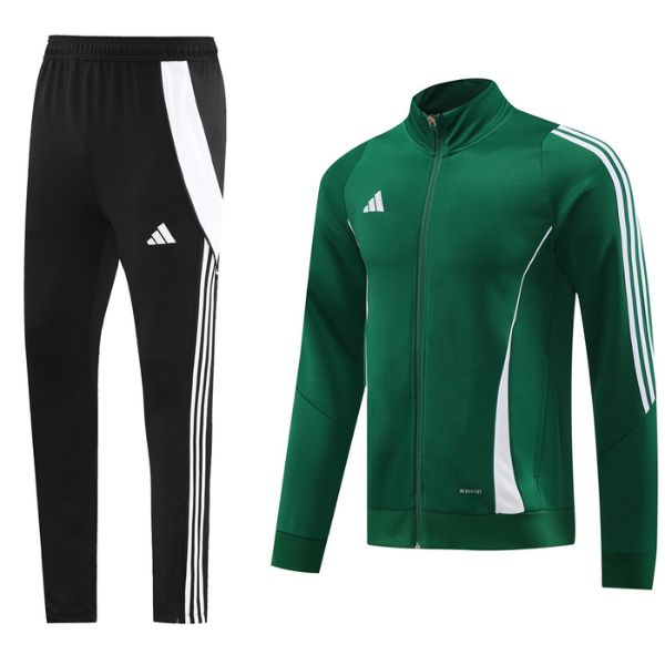 Conjunto de Frio Adidas Jaqueta + Calça Verde e Preto - VENI Futebol