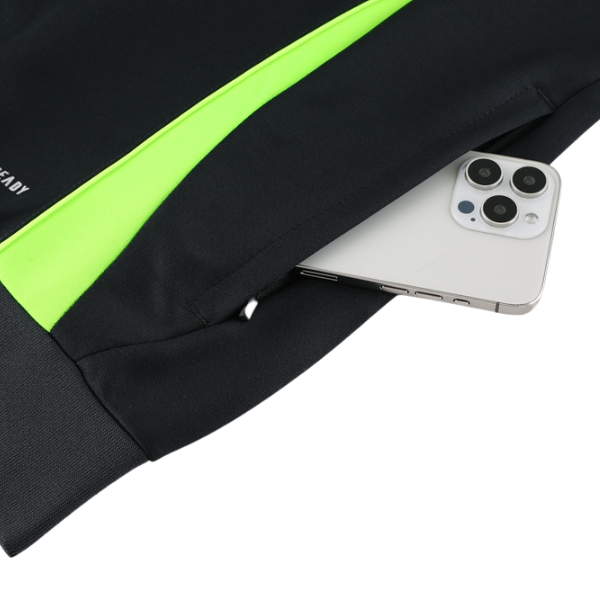 Conjunto de Frio Adidas Jaqueta + Calça Preto e Verde - VENI Futebol