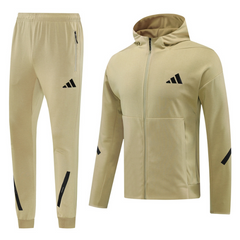 Completo cappotto e pantaloni Adidas Cold Beige 