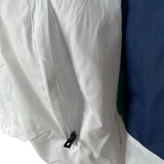 Corta Vento Jordan Branco e Azul - VENI Futebol