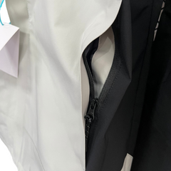 Giacca a vento Jordan nera e grigia