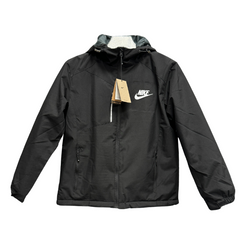Chaqueta cortavientos negra Nike
