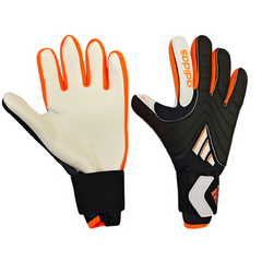Guantes de portero Adidas Copa Pro negros y naranjas