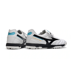 Mizuno Morelia Sala Classic White Black and Blue Turf TF Football Boot