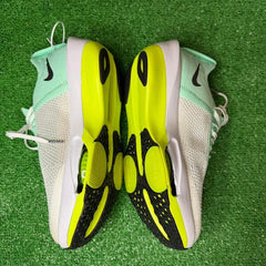 Nike Air Zoom Alphafly Next% 3 White and Green Running Shoes Size 42.5 Eur