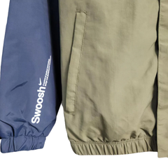 Nike Beige and Blue Windbreaker Jacket