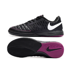 Nike Lunar Gato II Black and Pink Indoor IC Football Boot