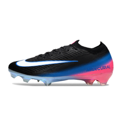 Nike Air Zoom Mercurial Vapor 16 Elite Black Blue and Pink Firm Ground FG Football Boot