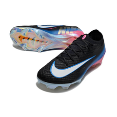 Nike Air Zoom Mercurial Vapor 16 Elite Black Blue and Pink Firm Ground FG Football Boot