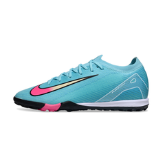 Scarpa da calcio Nike Zoom Mercurial Vapor 16 Elite Turf TF blu chiaro e rosa