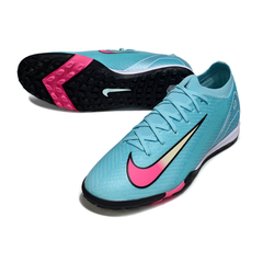 Scarpa da calcio Nike Zoom Mercurial Vapor 16 Elite Turf TF blu chiaro e rosa