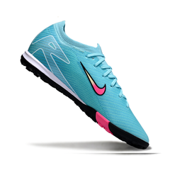 Scarpa da calcio Nike Zoom Mercurial Vapor 16 Elite Turf TF blu chiaro e rosa
