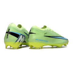 Botas de fútbol Nike Air Zoom Mercurial Vapor 16 Elite Verde y Azul Claro para Terreno Firme (FG)