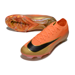 Botas de fútbol Nike Air Zoom Mercurial Vapor 16 Elite Naranja y Oro para Terreno Firme (FG)