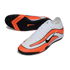 Scarpa da calcio Nike Zoom Mercurial Vapor 16 Elite bianca arancione e nera Turf TF