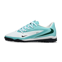 Scarpa da calcio Nike Phantom 6 Academy Turf TF bianca e azzurra