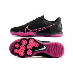 Nike Reactgato Black and Pink Indoor IC Football Boot