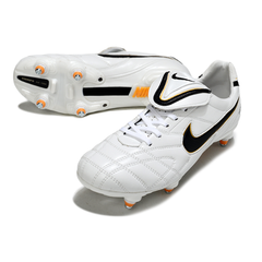 Scarpa da calcio Nike Tiempo Legend 5 Elite SG bianca con tacchetti misti